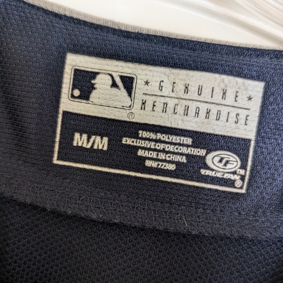 Yankees Black Baseball Jersey Size Medium - Picture 6 of 9